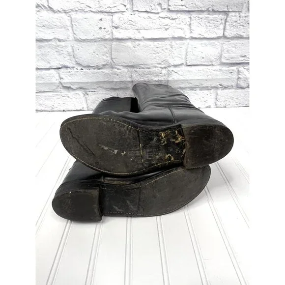 EISERS Women's Black "Last" Leather Ridding Boots US 8 - Picture 8 of 9